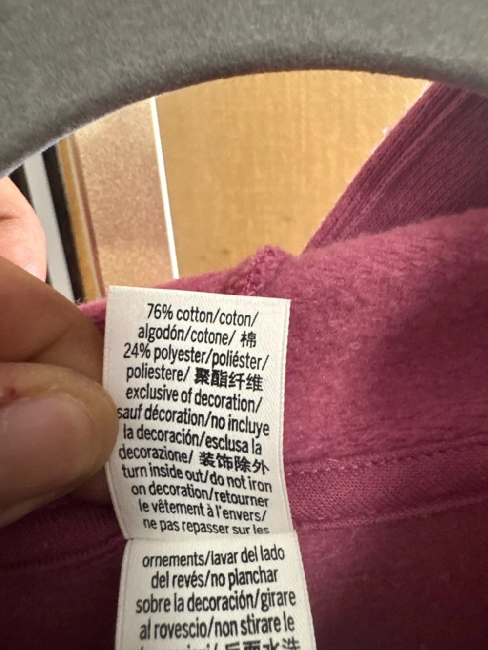 PINK Victoria Secret Zip-Up Hoodie in Bright Pink - Picture 7 of 7